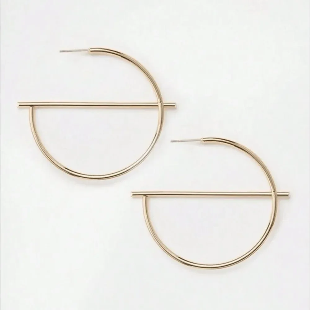 Hoop earrings N771 - Picture 2 of 4